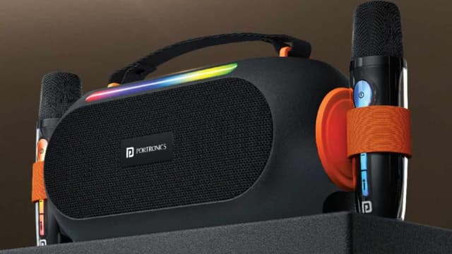 اسپیکر جدید بلوتوثی با میکروفون دوگانه و نورپردازی رنگی در هند رونمایی شد